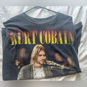 Kurt kobain short sleeve shirt